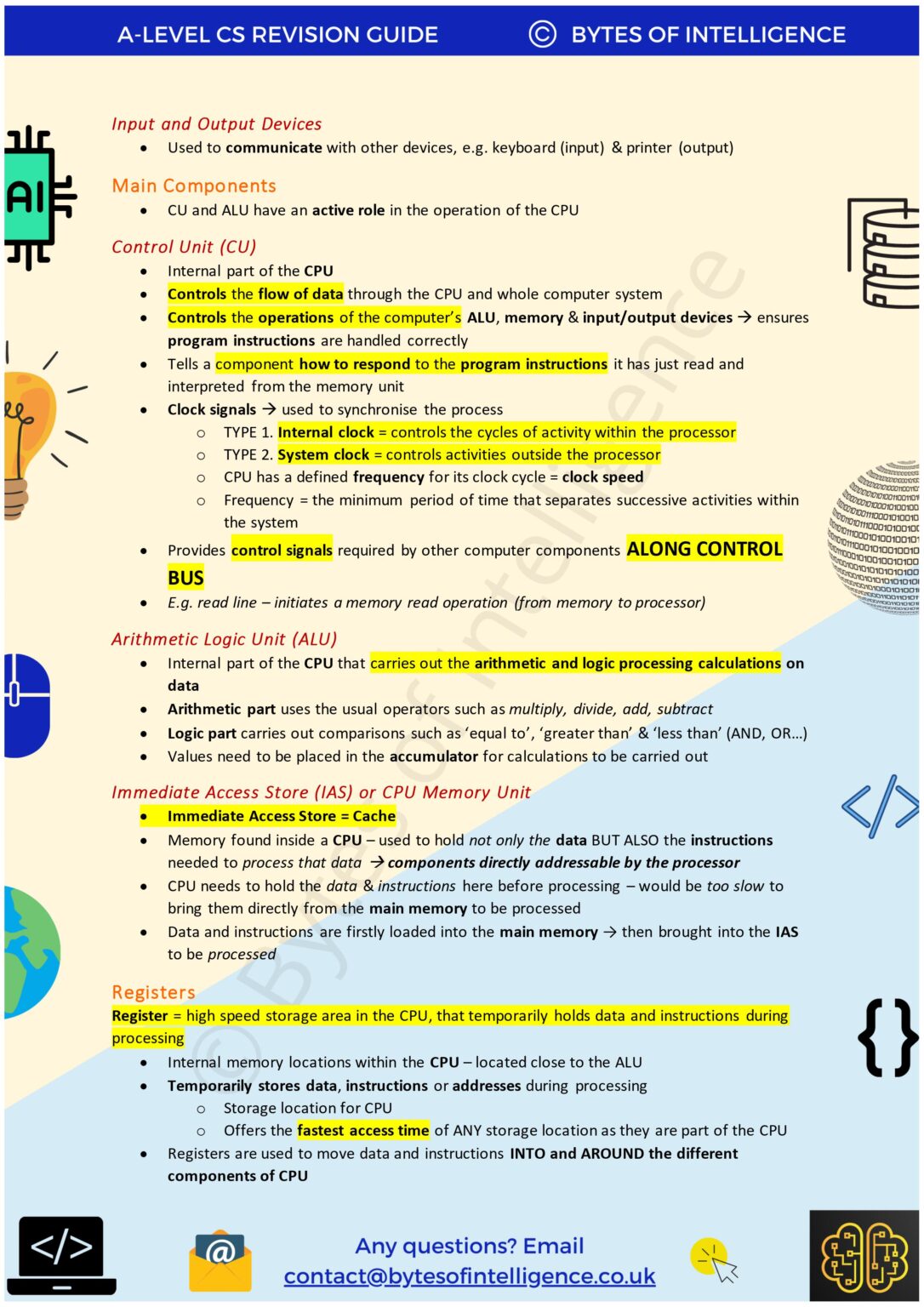 A-Level Computer Science Revision Guide (Part 1) • Bytes of Intelligence
